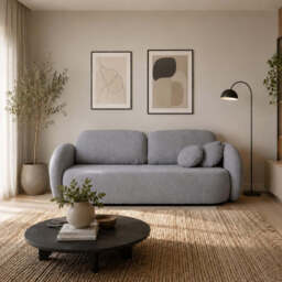 Sofa Bed Olio - 238cm 101cm Ash-Grey 03 - thumbnail 7