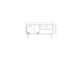 Vasina 07 TV Cabinet 100cm - Oak Castello 100cm - thumbnail 6