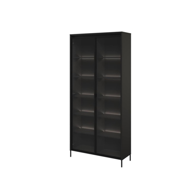 Trend TR-07 Tall Display Cabinet 92cm - Black 92cm - image 1