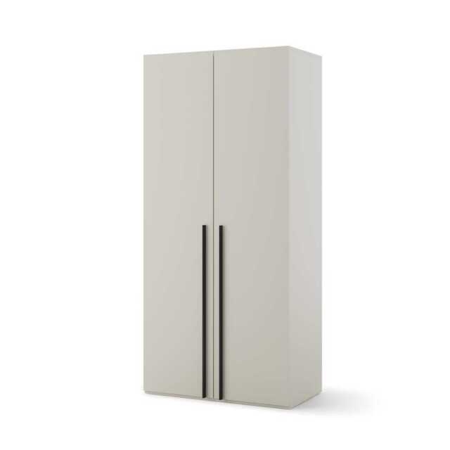Woow WO-02 Hinged Door Wardrobe 100cm - Beige 100cm - image 1