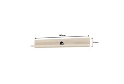 Olin 02 Wall Shelf 147cm - Appenzeller Fichte Oak 147cm - thumbnail 3
