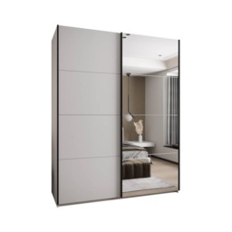 Trosa III Sliding Door Wardrobe 190cm - Oak Artisan 190cm - thumbnail 3