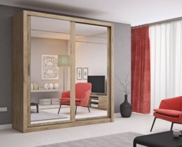 Arti 8 - 2 Sliding Door Wardrobe 203cm - Oak Shetland 203cm