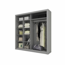 Arti 8 - 2 Sliding Door Wardrobe 203cm - Oak Shetland 203cm - thumbnail 5