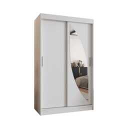 Milo Sliding Door Wardrobe 120cm - Black 120cm - thumbnail 7