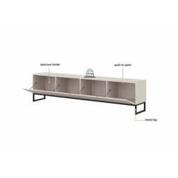 Loft TV Cabinet 209cm - Oak Wotan 209cm - thumbnail 7