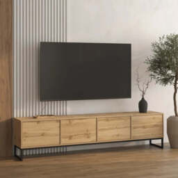 Loft TV Cabinet 209cm - Oak Wotan 209cm