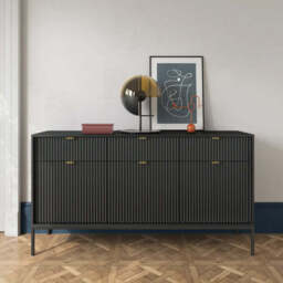 Nova Large Sideboard Cabinet 154cm - Grey Matt 154cm - thumbnail 2