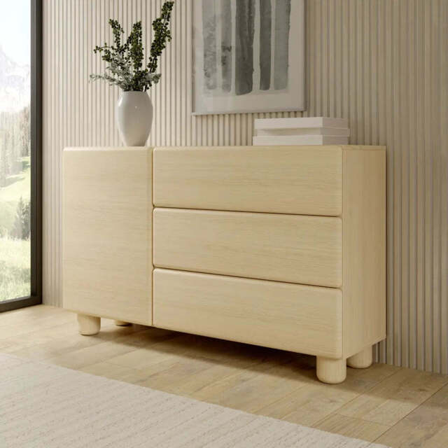 Lomo Sideboard Cabinet 130cm - Oak Vincenza 130cm - image 1