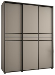 Dakota X Sliding Door Wardrobe 200cm - Cashmere 200cm - thumbnail 2