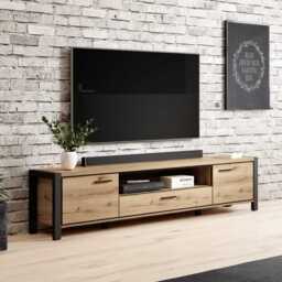 Aktiv 40 TV Cabinet 210cm - Oak Taurus 210cm - thumbnail 1