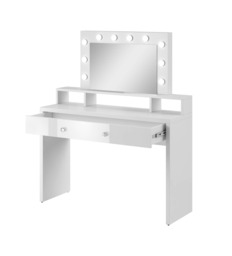 Aria Dressing Table With Mirror 120cm - White 120cm - thumbnail 3