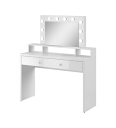 Aria Dressing Table With Mirror 120cm - White 120cm - thumbnail 2