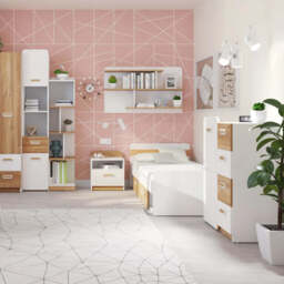 Lorento L15 Bookcase 35cm - White Matt 35cm - thumbnail 5