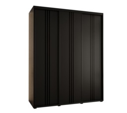 Cannes VI Sliding Door Wardrobe 190cm - White 190cm - thumbnail 3