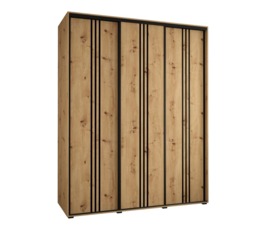 Cannes VI Sliding Door Wardrobe 190cm - White 190cm - thumbnail 6