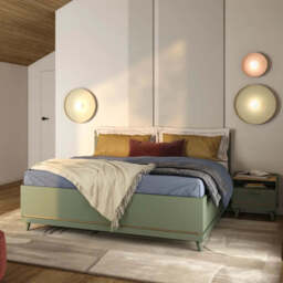 Scandi Hinged Door Wardrobe 190cm - Green 190cm - thumbnail 6
