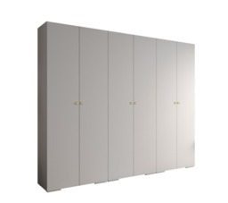 Inova II Hinged Door Wardrobe 300cm - White 300cm - thumbnail 2