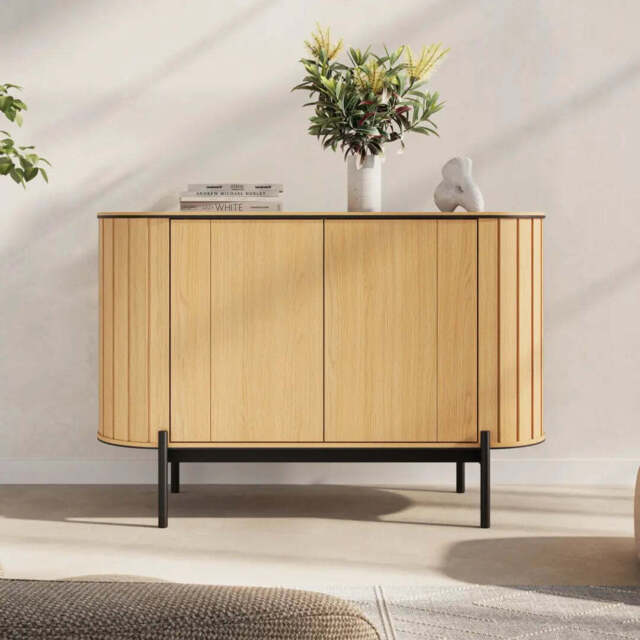 Rotto RT-02 Sideboard Cabinet 124cm - Oak Vincenza 124cm - image 1