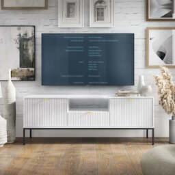 Nova TV Cabinet 154cm - White Matt 154cm - thumbnail 1