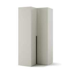 Woow WO-01 Corner Wardrobe 100cm - Beige 100cm - thumbnail 1