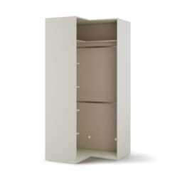 Woow WO-01 Corner Wardrobe 100cm - Beige 100cm - thumbnail 2