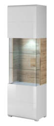 Toledo 05 Display Cabinet 61cm - Oak San Remo 61cm - thumbnail 1