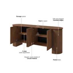 Cavo Sideboard Cabinet 200cm - Oak Walnut 200cm - thumbnail 7