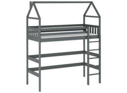 Wooden Loft Bed Gloria - Pine Without Mattress - thumbnail 8