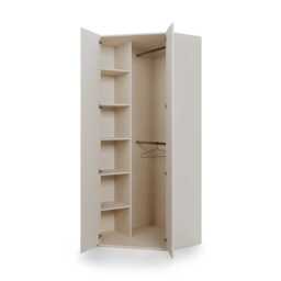 Charlie CH-01 Corner Wardrobe 100cm - Cashmere 100cm - thumbnail 2
