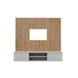 "Xavi II Entertainment Unit For TVs Up To 70"" - Pearl Grey 160cm" - thumbnail 2