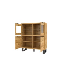 Halle 42 Display Cabinet 120cm - Oak Wotan 120cm - thumbnail 3