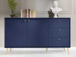 Rose Sideboard Cabinet 156cm - Blue 156cm - thumbnail 4