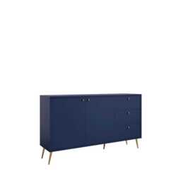 Rose Sideboard Cabinet 156cm - Blue 156cm - thumbnail 1