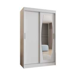 Rossa Sliding Door Wardrobe 120cm - Black 120cm - thumbnail 8