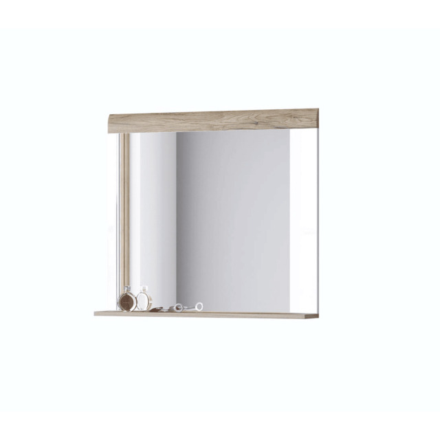Toledo 04 Hallway Mirror 83cm - Oak San Remo 83cm - image 1