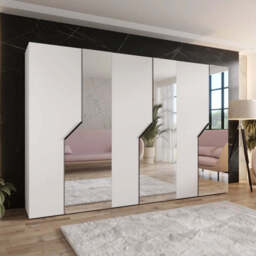Blomvik II Hinged Door Wardrobe 300cm - Black 300cm - thumbnail 8