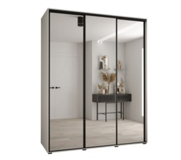 Cannes II Sliding Door Wardrobe 190cm - White 190cm - thumbnail 1