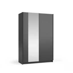Sofia Sliding Door Wardrobe 120cm - White 120cm - thumbnail 3
