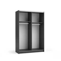 Sofia Sliding Door Wardrobe 120cm - White 120cm - thumbnail 4