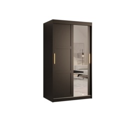 Ramiro II Sliding Door Wardrobe 100cm - White 100cm - thumbnail 3