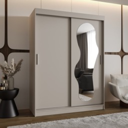 Ultra Sliding Door Wardrobe 150cm - Cashmere 150cm