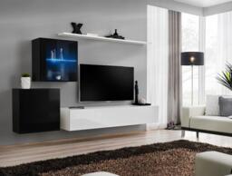 "Switch XV Entertainment Unit For TVs Up To 75"" - White 250cm Black" - thumbnail 6