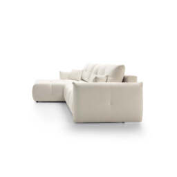 Corner Sofa Bed Base - Light Grey 257cm Right - thumbnail 7