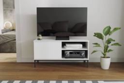 Querty 04 TV Cabinet 101cm - Black Matt 101cm - thumbnail 7