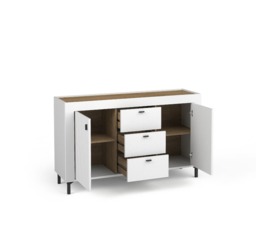 Mossa 06 Sideboard Cabinet 137cm - Black 137cm - thumbnail 8