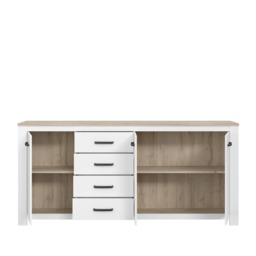 Elara Sideboard Cabinet 206cm - White 206cm - thumbnail 5