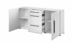 Tulsa 26 Sideboard Cabinet 180cm - White Gloss 180cm - thumbnail 3