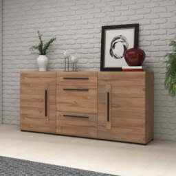 Tulsa 26 Sideboard Cabinet 180cm - White Gloss 180cm - thumbnail 5