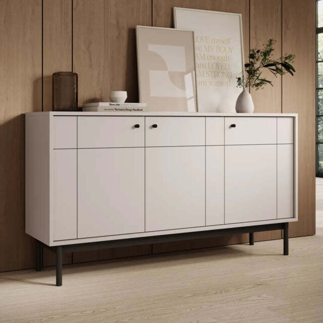Japandi Sideboard Cabinet 154cm - Cashmere 154cm - image 1
